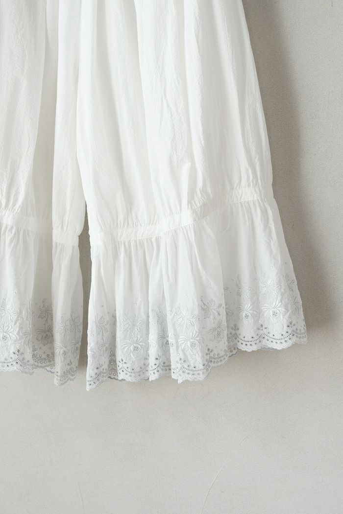 GASA* ガサ 日日夜夜 ギャザーヘムレースパンツ（25AW) | T.T. GARRET