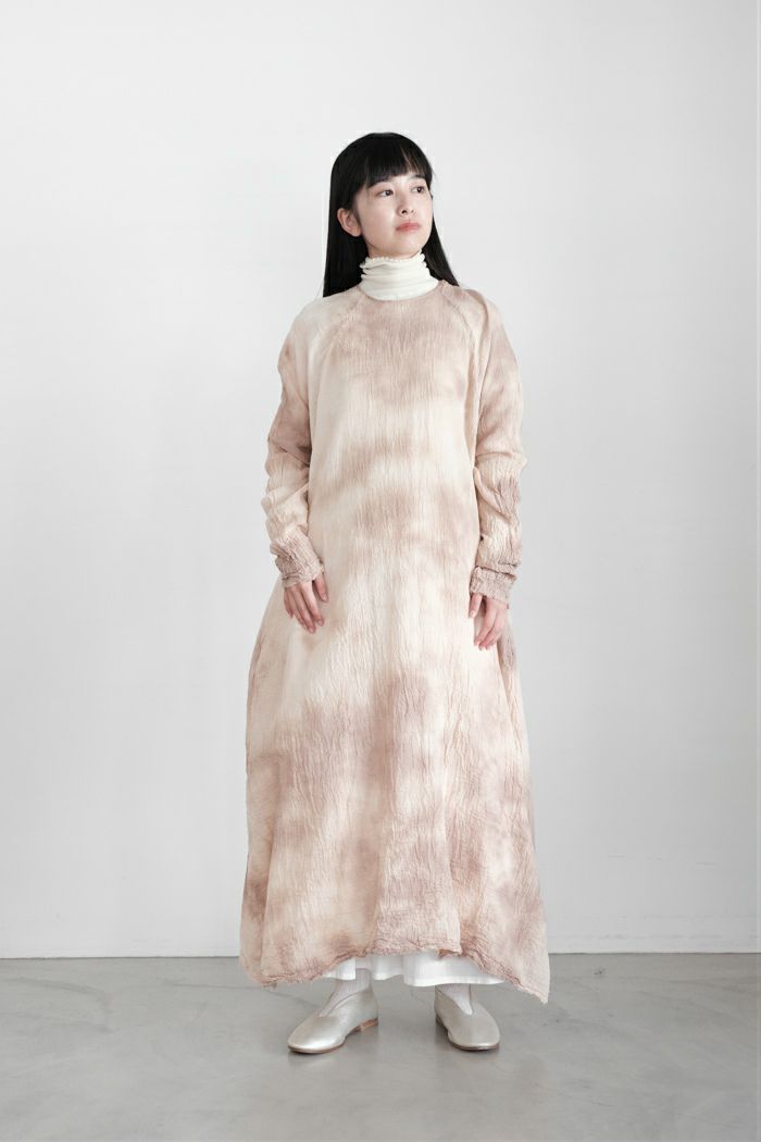 GASA* ガサ 並雲 Aラインワンピース(25AW) | T.T. GARRET