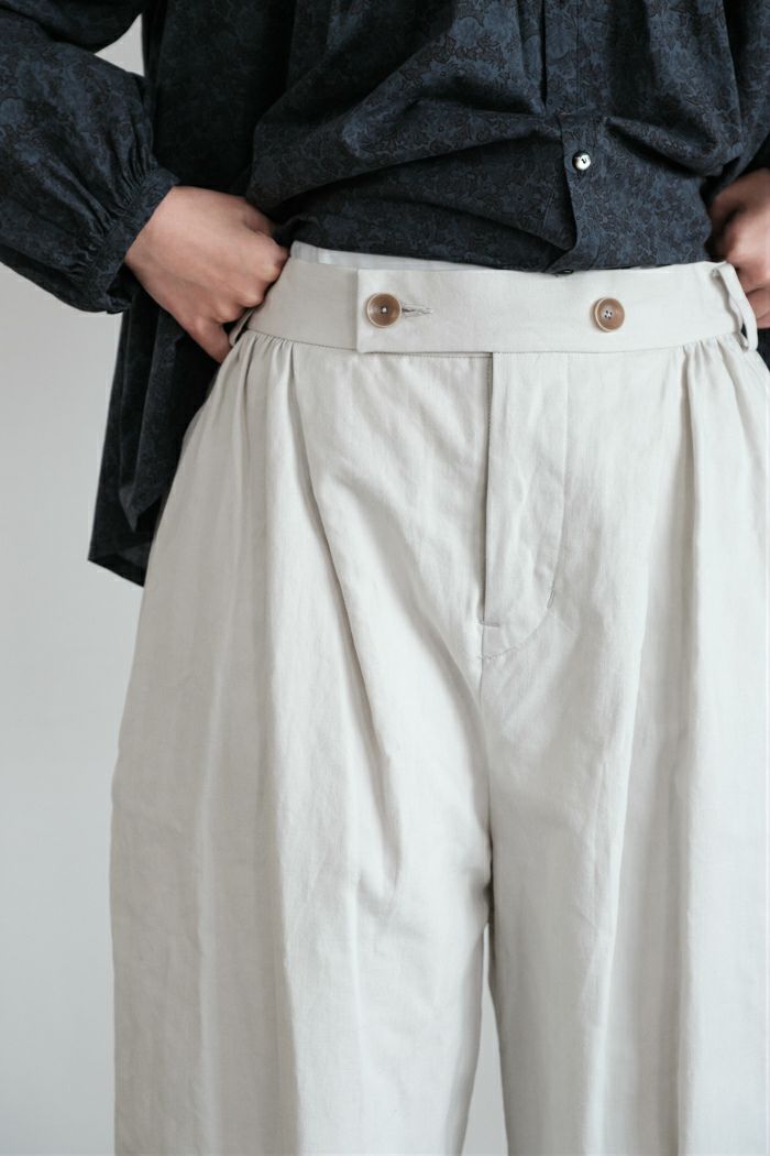 GASA* ガサ 翠嵐 タックパンツ（25AW) | T.T. GARRET