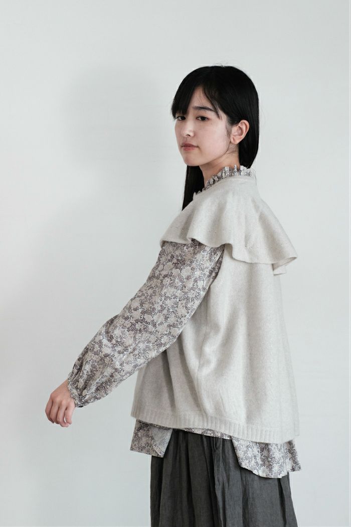 GASA* ガサ 静寂 ニットケープベスト(25AW) | T.T. GARRET