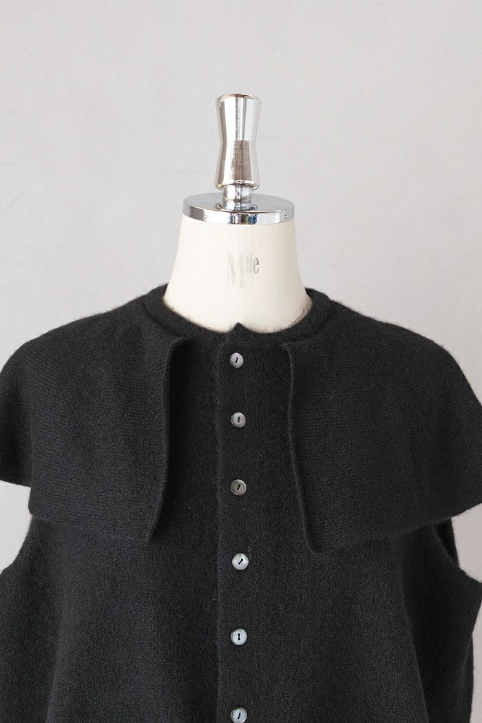 GASA* ガサ 静寂 ニットケープベスト(25AW) | T.T. GARRET