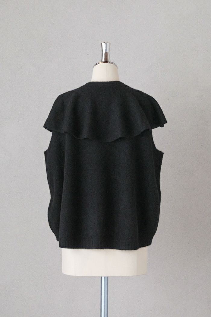 GASA* ガサ 静寂 ニットケープベスト(25AW) | T.T. GARRET