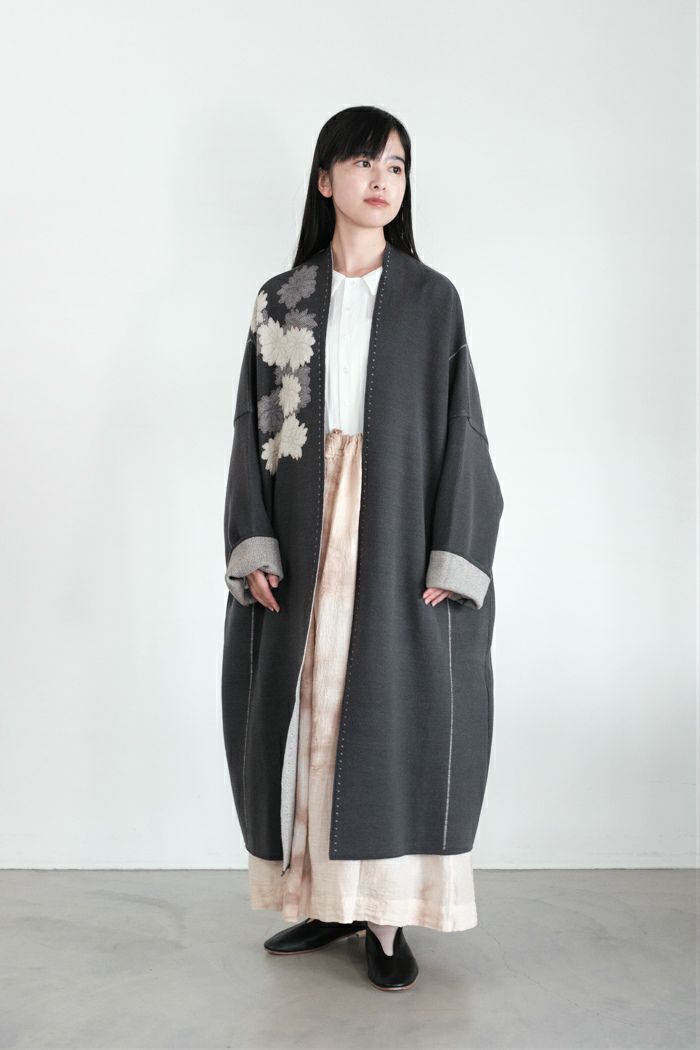 GASA* ガサ 花雨 花柄ニットコート(25AW) | T.T. GARRET