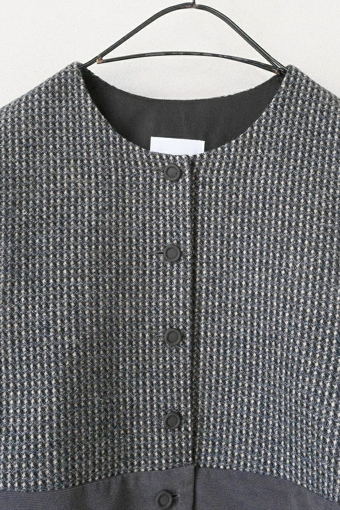 MAGALI マガリ ピンドットツイードヴィンテージジレ(25AW) | T.T. GARRET