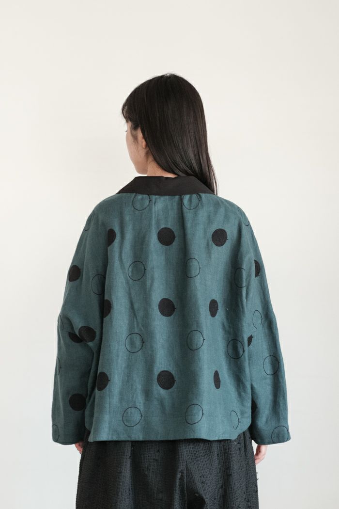 MAGALI マガリ RONDリネンラウンドカラーブラウス(25AW) | T.T. GARRET