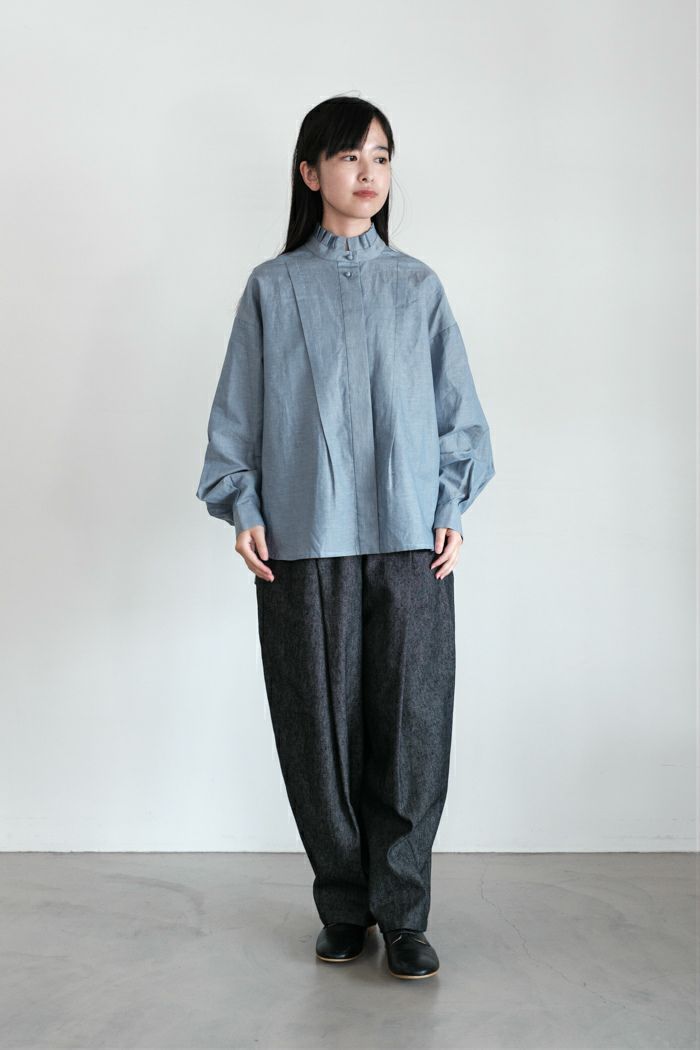 MAGALI マガリ コットンリネンデニムマリンパンツ(25AW) | T.T. GARRET