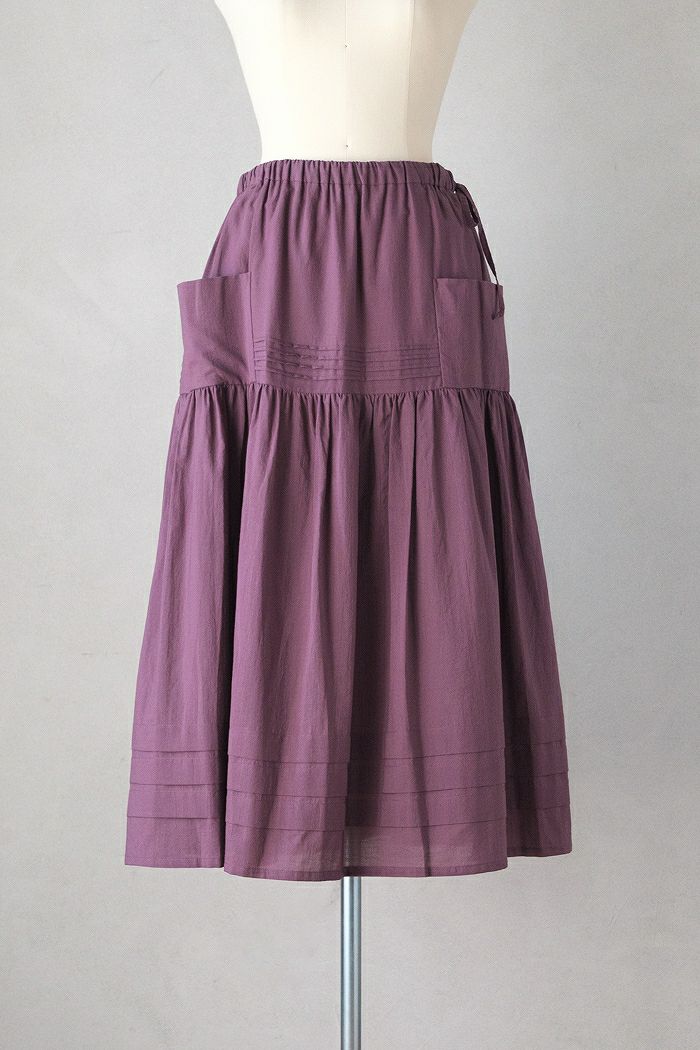 MAUVAISES HERBES モヴェズエルヴ C/L ロングスカート(23SS