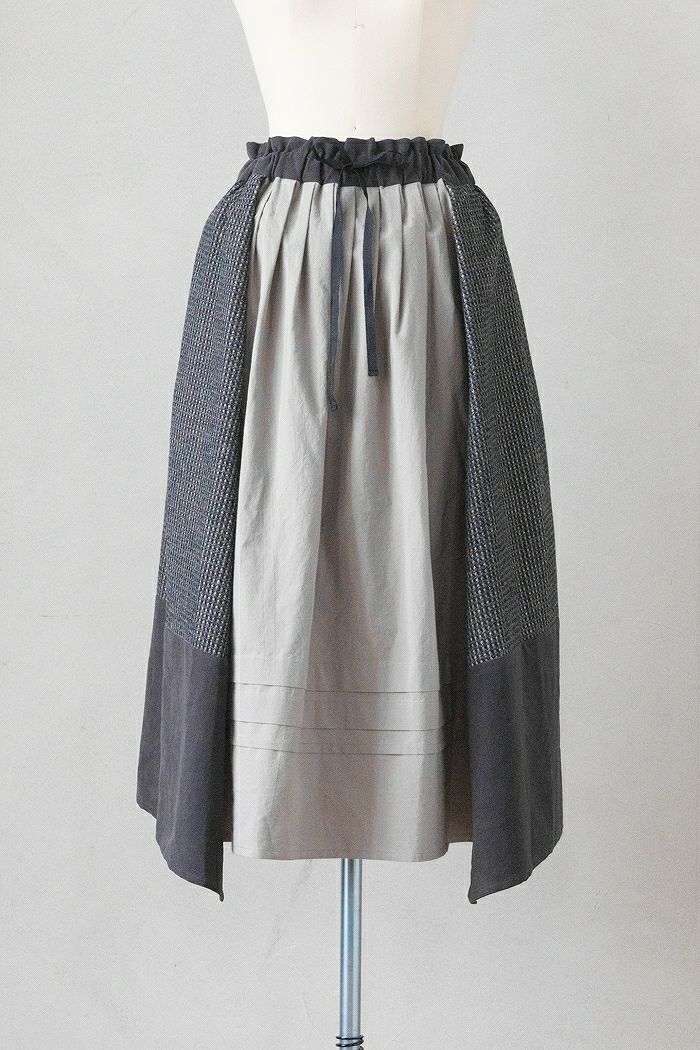 MAGALI マガリ ウォッシュドコットンリネンアンティークスカート