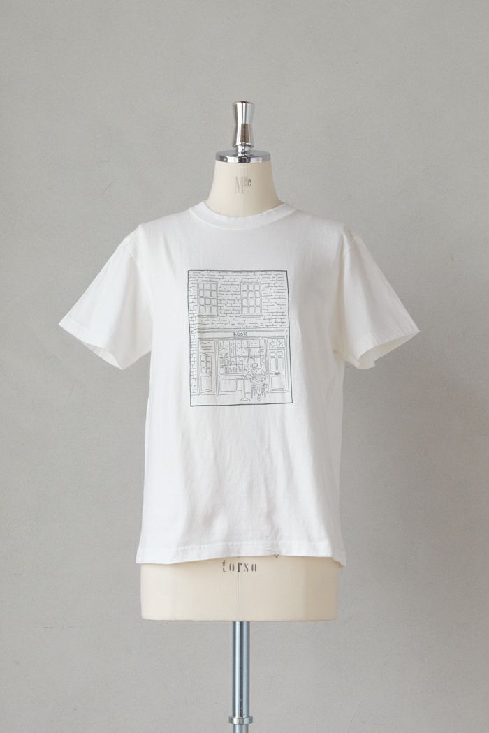 PAR ICI パーリッシィ <br>BOOK store プリントTシャツ(25SS)