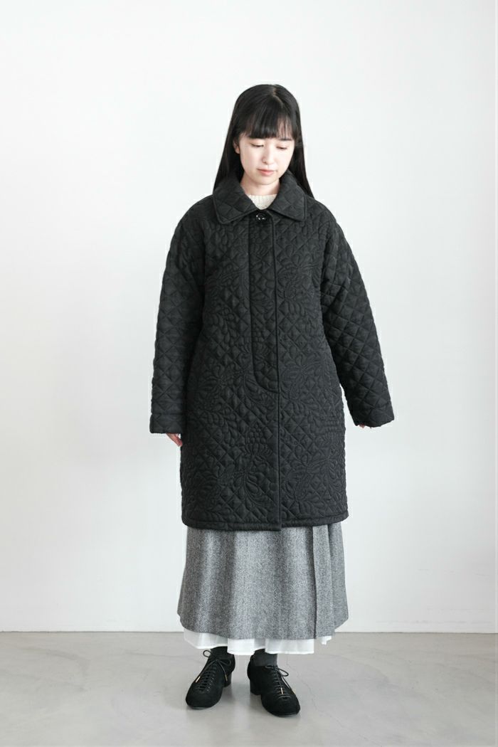 Heriter エリテ quilt embroidery coat(25AW) | T.T. GARRET