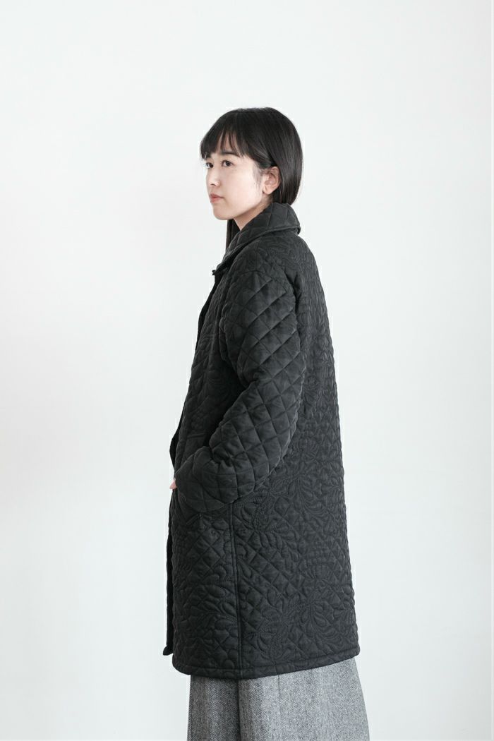 Heriter エリテ quilt embroidery coat(25AW) | T.T. GARRET