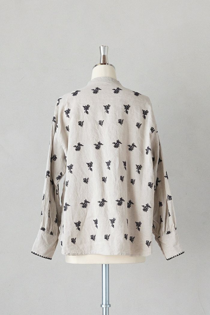 qiri キリ 金木犀embroidery blouse(25AW) | T.T. GARRET