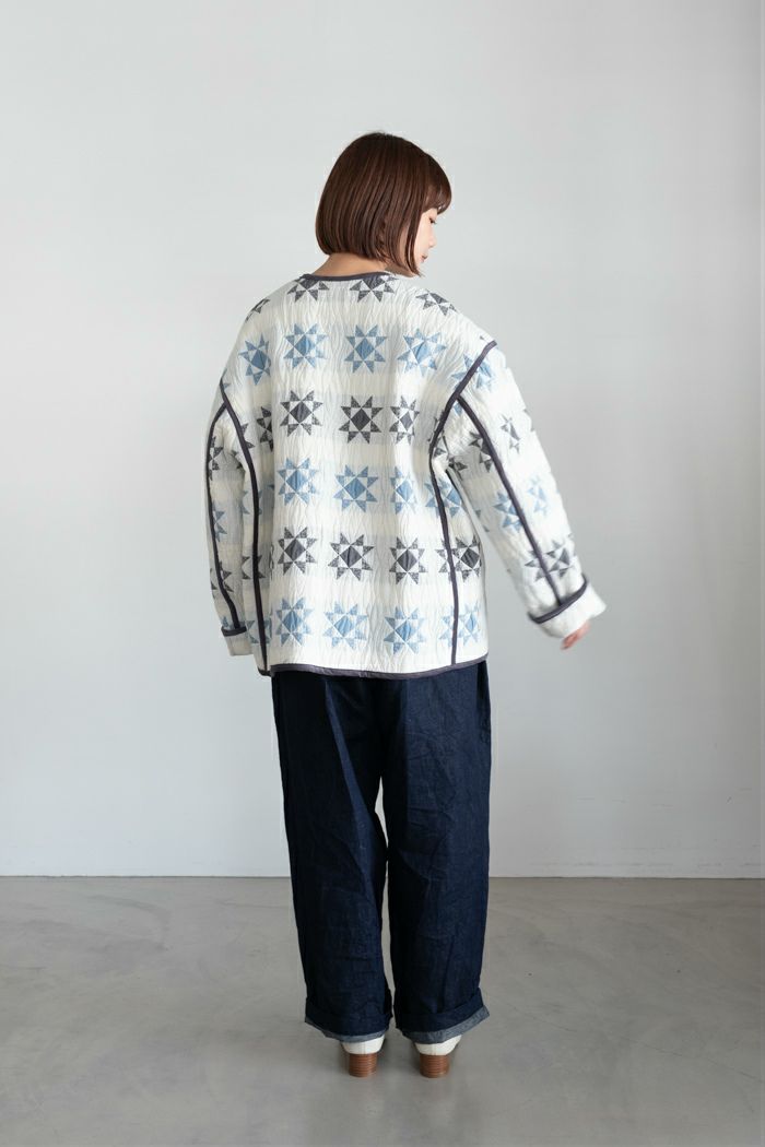 qiri キリ patchwork quilt jacquard jacket(25AW) | T.T. GARRET