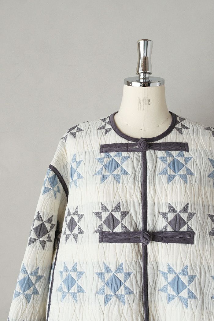 qiri キリ patchwork quilt jacquard jacket(25AW) | T.T. GARRET