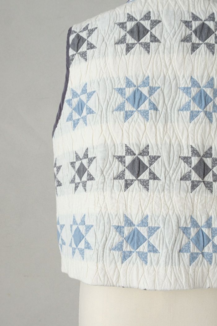 qiri キリ patchwork quilt jacquard vest(25AW) | T.T. GARRET