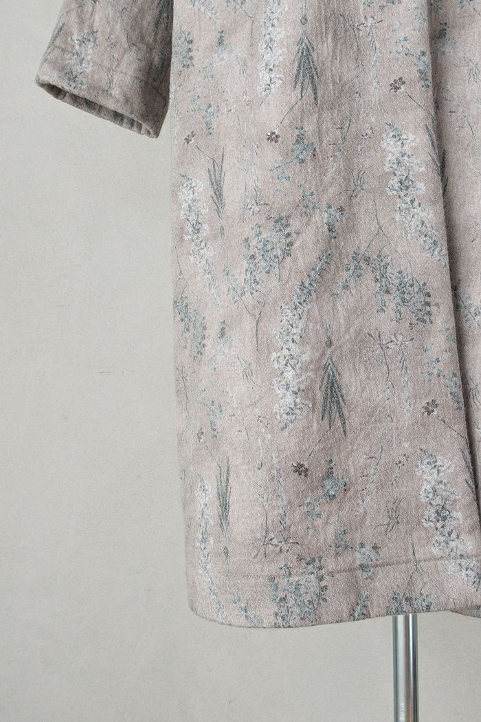 qiri キリ old letter flowers coat(25AW) | T.T. GARRET