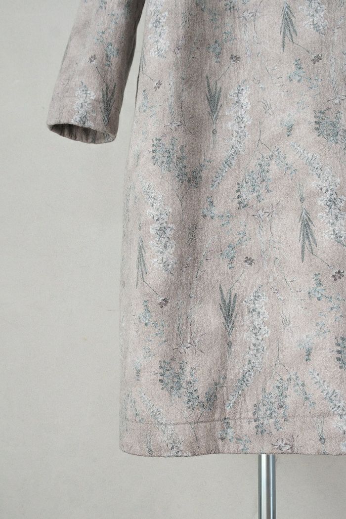 qiri キリ old letter flowers coat(25AW) | T.T. GARRET