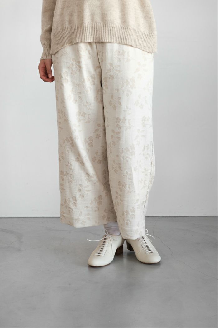 qiri キリ old letter flowers long gilet(25AW) | T.T. GARRET