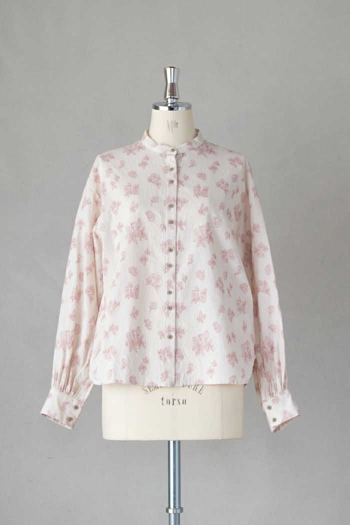 MAGALI マガリ コットンスノードットフリルブラウス(25AW) | T.T. GARRET