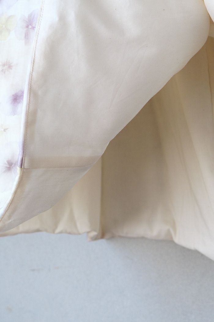 NATIVE VILLAGE 調和押し花のキルトスカート（25AW) NATIVE VILLAGE ネイティブヴィレッジ No.04 hermony：調和 押し花の