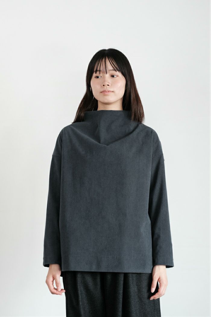 FIRMUM フィルマム ポリエステル経編コーデュロイボトルネック(25AW