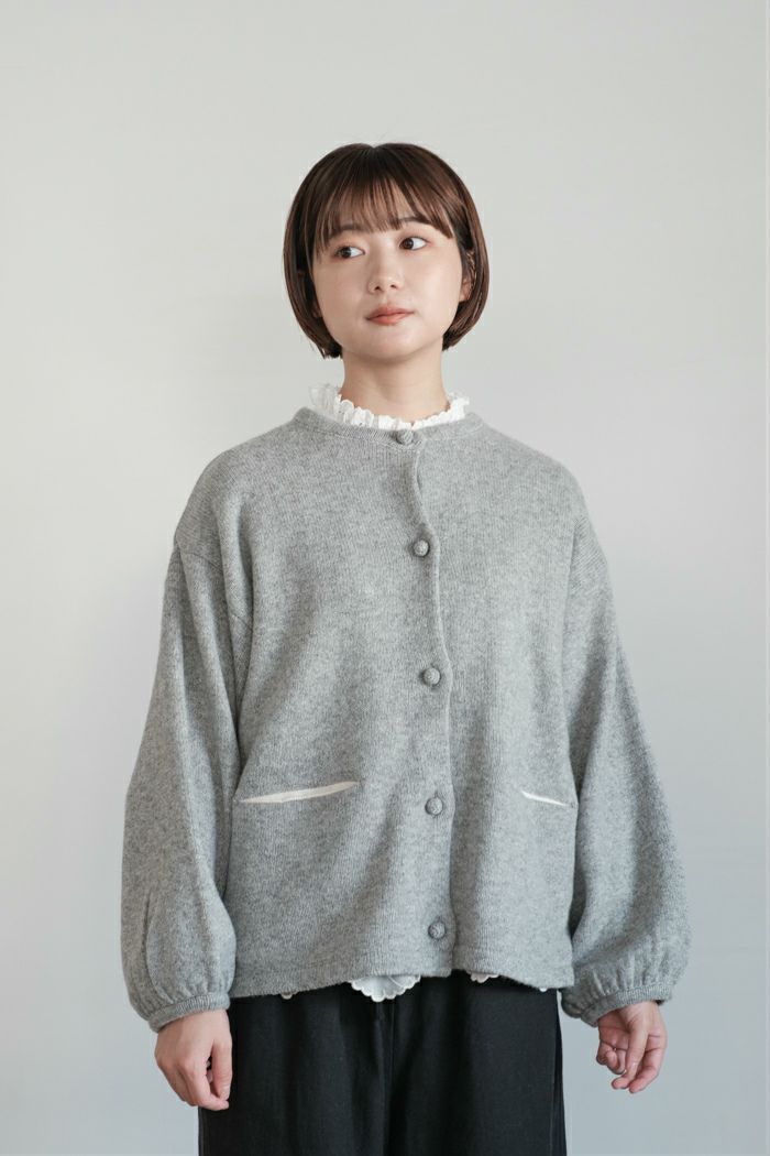 ✴︎✴︎ mizuiro-ind / ミズイロインド ハイゲージVネックカーディガン | cotyle