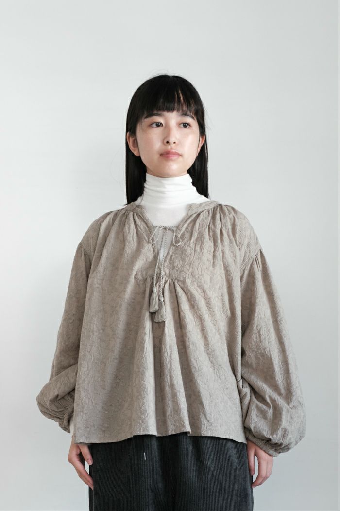 Laboratory ラボレイトリー リバティフリルブラウス(25AW) | T.T. GARRET