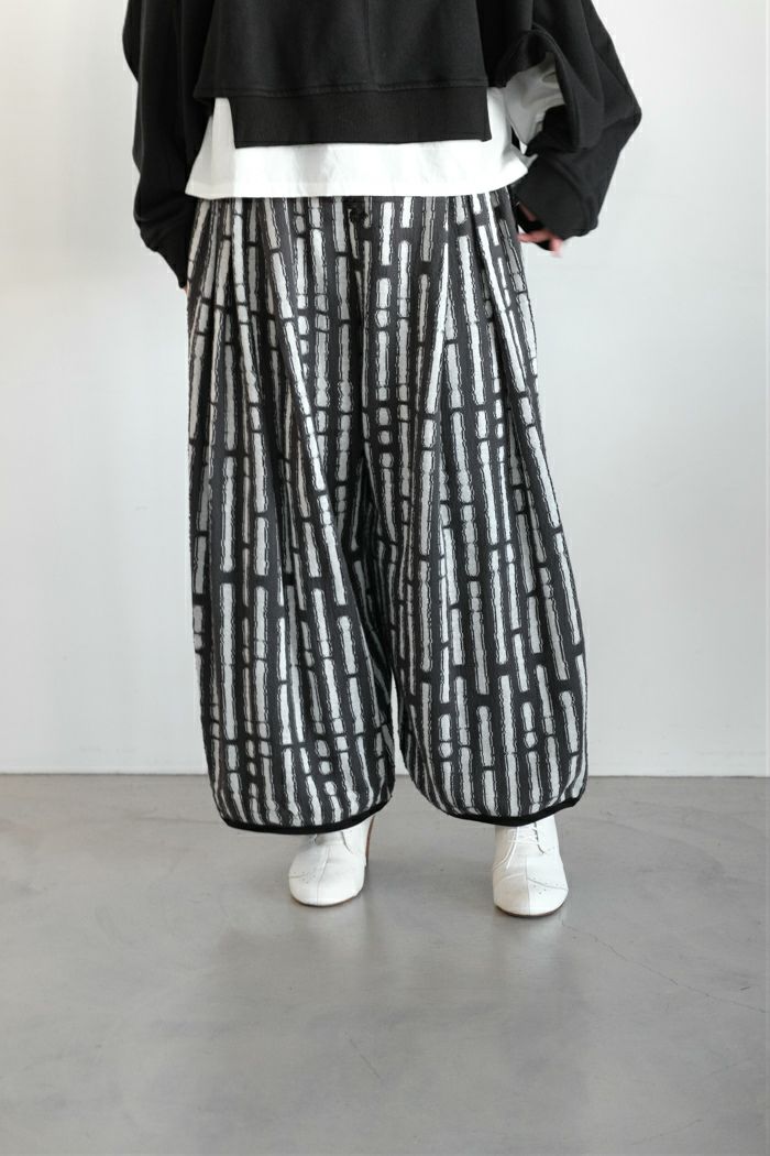 sneeuw / スニュウ ミックスストライプ JQパンツ sneeuw (スニュウ) モールスJQパンツ