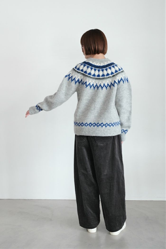 bulle de savon ビュルデサボン ネパール ハンドニット ジグザグジャ