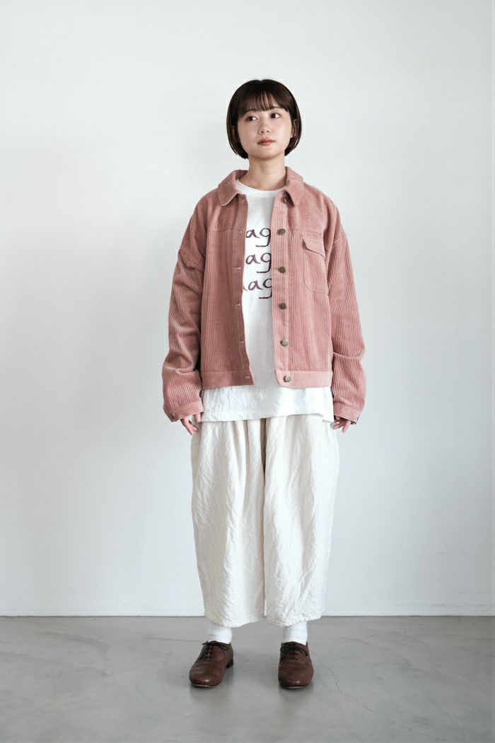 ROBE de PEAU ローブデポー カミーユウールタックパンツ(25AW) | T.T.