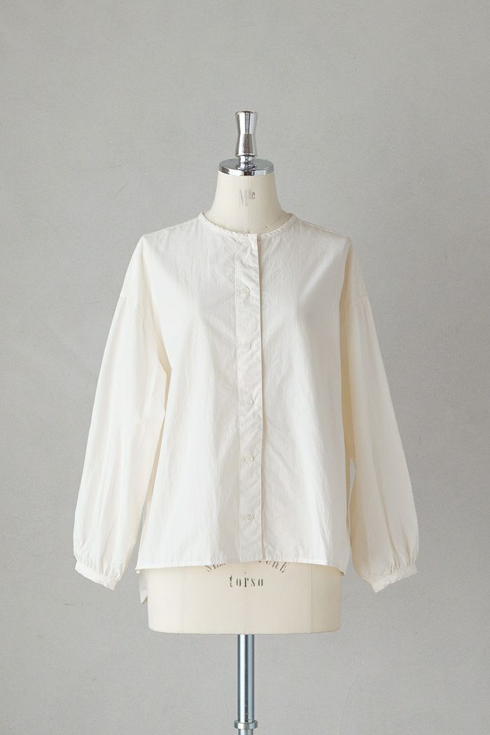 Gauze# FRILL COLLAR BLOUSE ホワイト Gauze# FRILL COLLAR BLOUSE ホワイト Gauze# FRILL COLLAR BLOUSE
