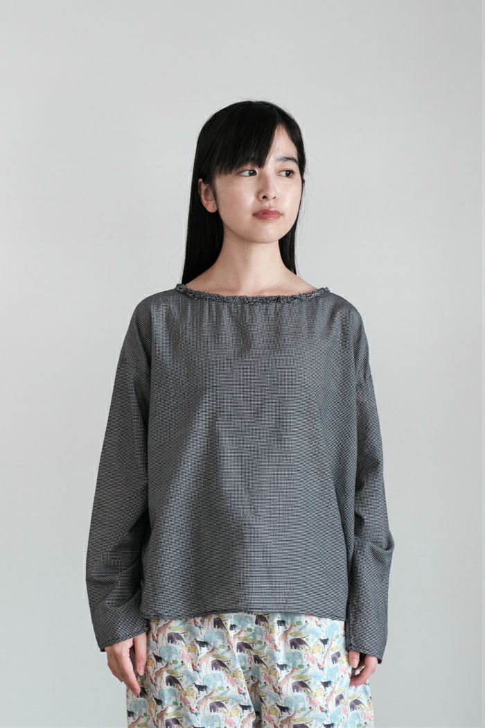 GASA* ガサ Swallowtail アゲハ フリルスリーブプルオーバー(25SS/NEW