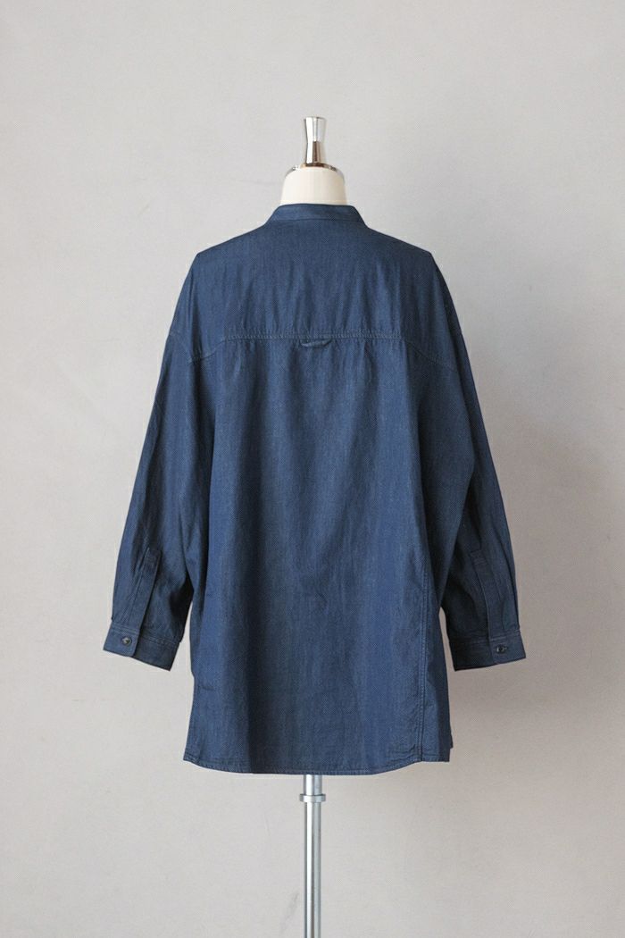 buoy buoy ブイ5.5ozLIGHT DENIM FRILL SHIRT(25AW) | T.T. GARRET
