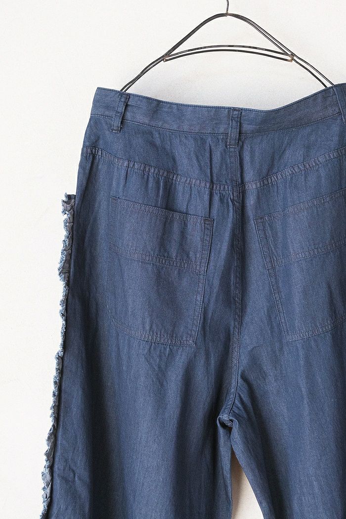 buoy buoy ブイ5.5oz LT DENIM SIDE FRILL PT(25AW) | T.T. GARRET