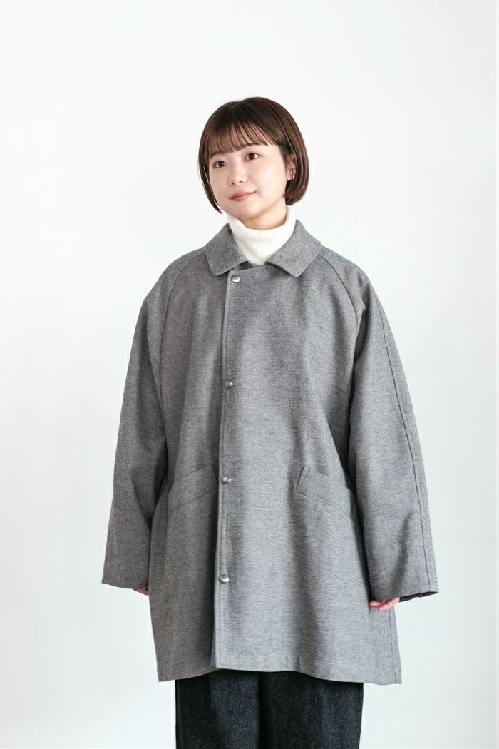 buoy buoy 　○POP TWEED DOLMAN コート AMBIDEX Store ○POP TWEED DOLMAN コート(F MIX GREY): buoybuoy
