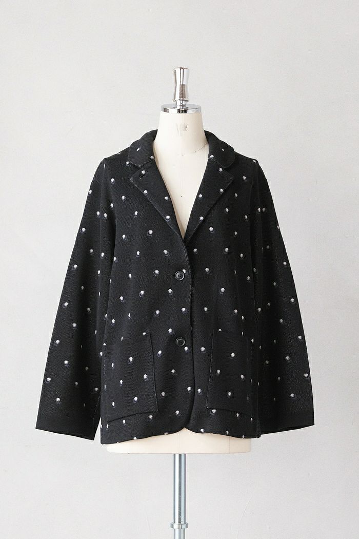 Porter des boutons ポルテデブトン boutonsニットジャケット