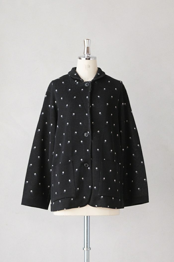 Porter des boutons ポルテデブトン boutonsニットジャケット