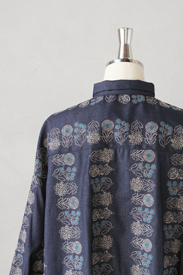 marble SUD マーブルシュッド flower language プチカラーシャツ(25AW