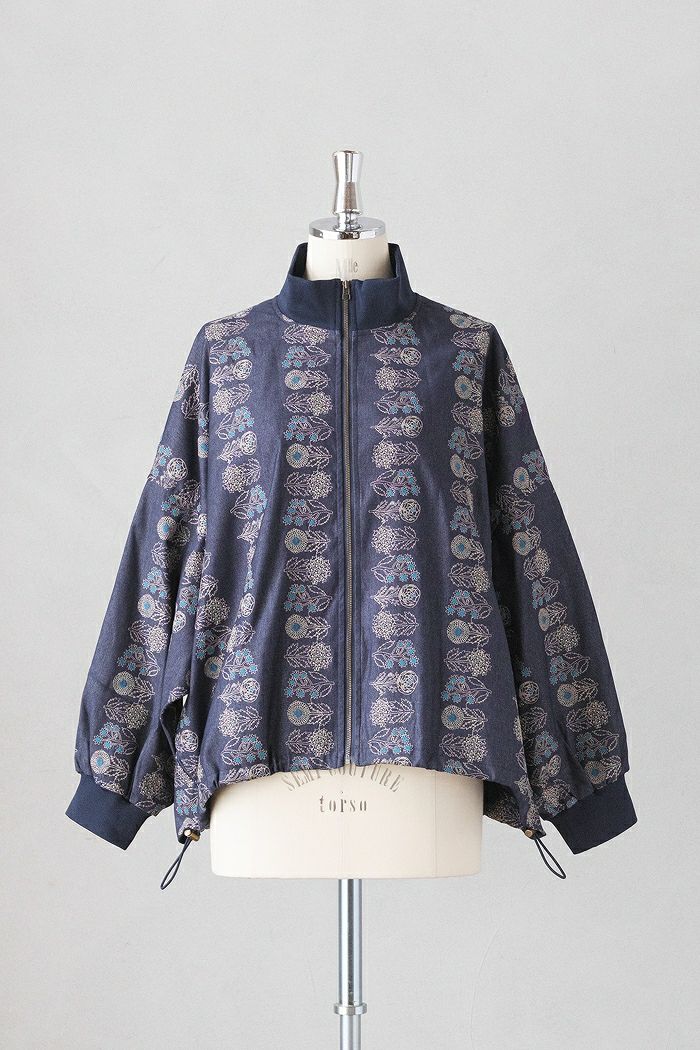 marble SUD マーブルシュッド flower language ジップブルゾン(25AW