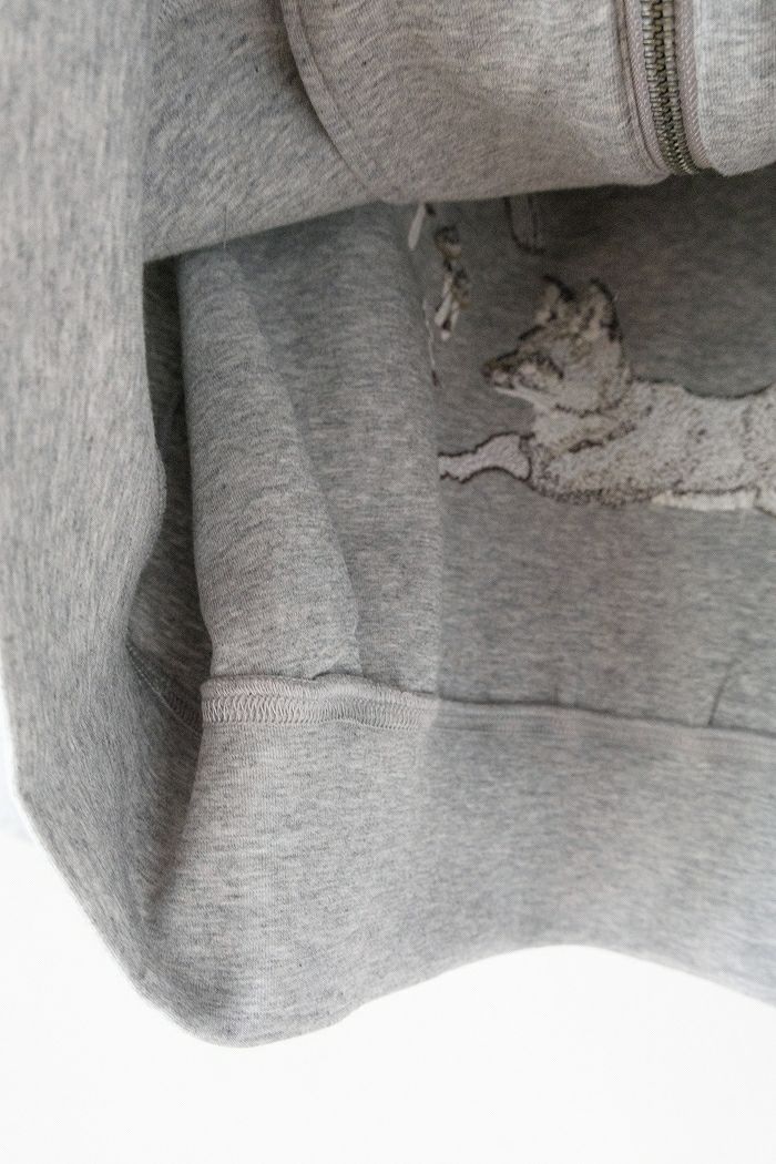marble SUD マーブルシュッド EMB fox ジップフーディー(25AW) | T.T.