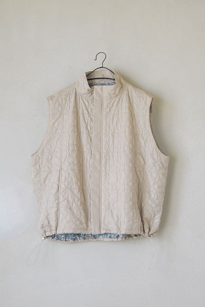 marble SUD マーブルシュッド シマエナガキルト ベスト (25AW) | T.T.
