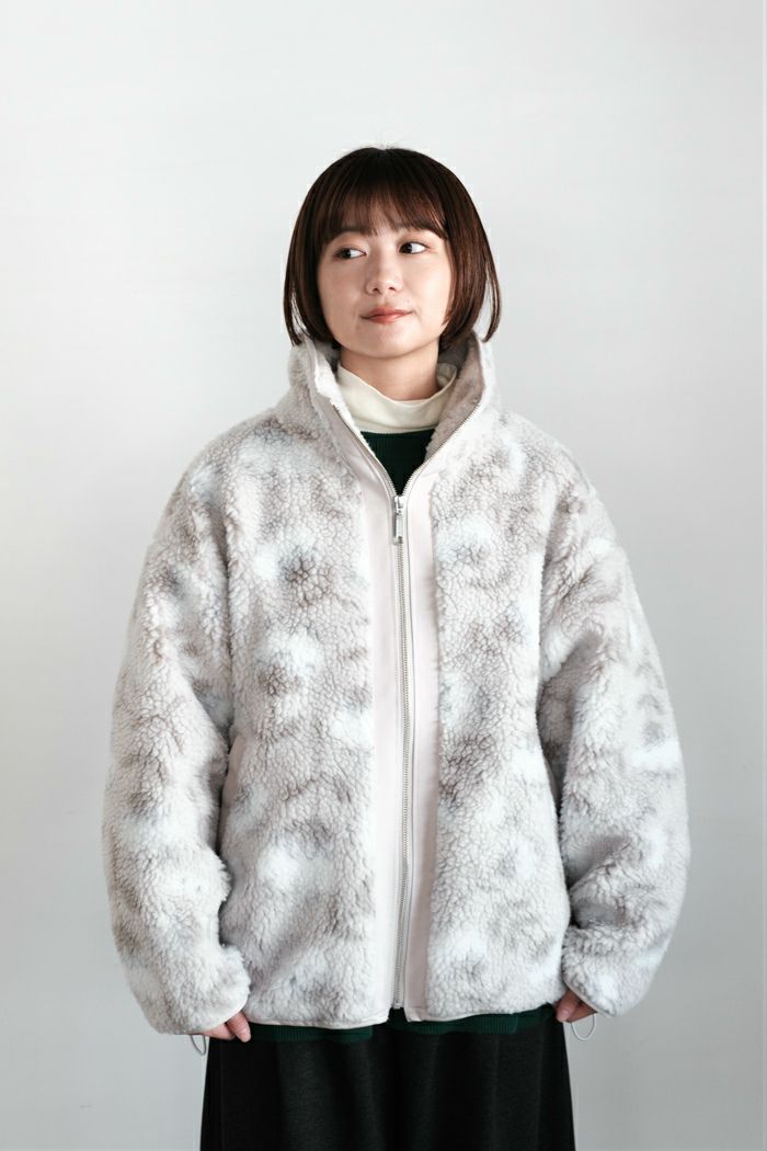 marble SUD マーブルシュッド fuwa fuwa flower ジップアップブルゾン