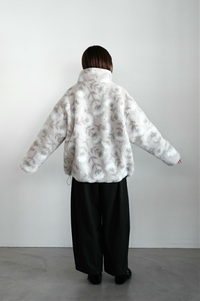 marble SUD マーブルシュッド fuwa fuwa flower ジップアップブルゾン