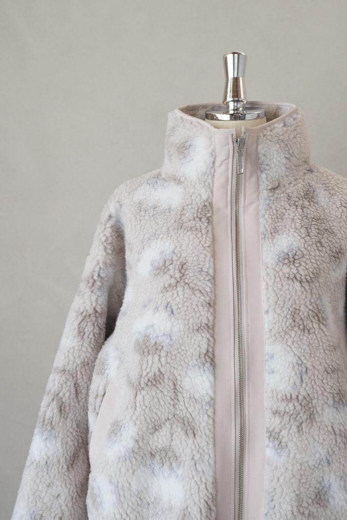 marble SUD マーブルシュッド fuwa fuwa flower ジップアップブルゾン