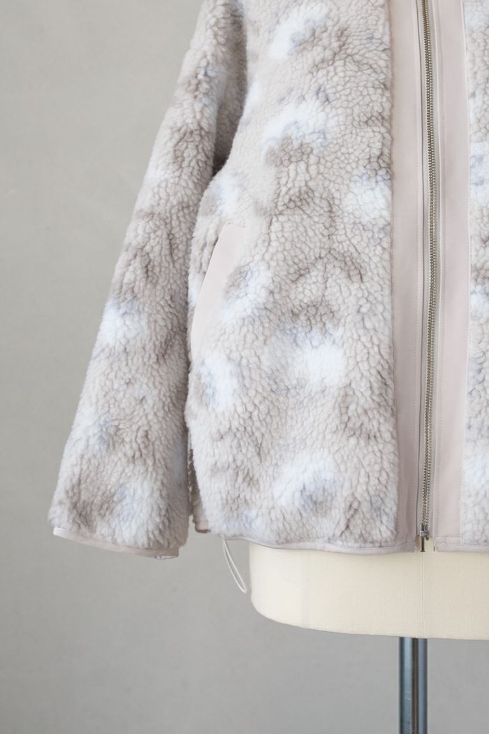 marble SUD マーブルシュッド fuwa fuwa flower ジップアップブルゾン