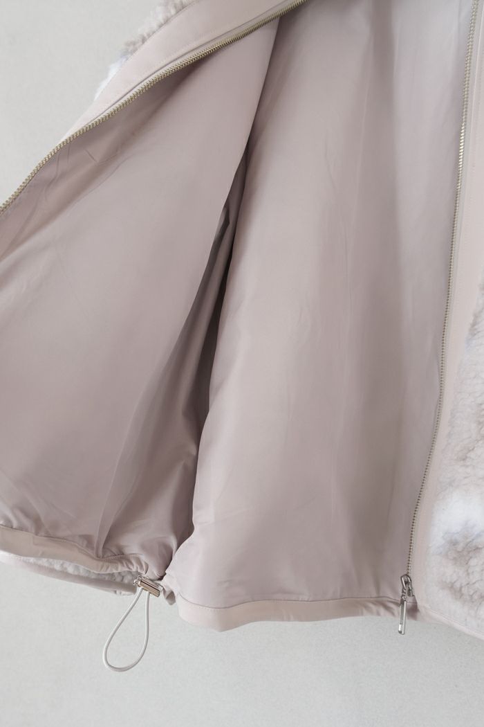 marble SUD マーブルシュッド fuwa fuwa flower ジップアップブルゾン