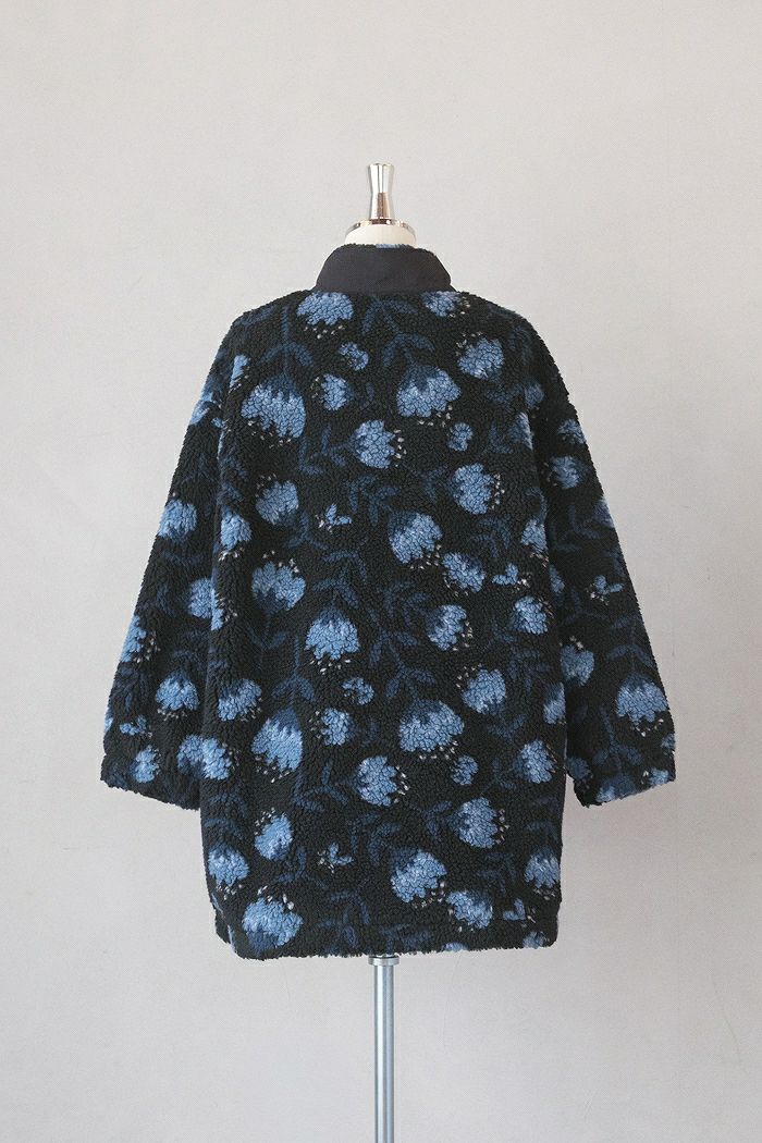 marble SUD マーブルシュッド fuwa fuwa flower スタンドカラーコート