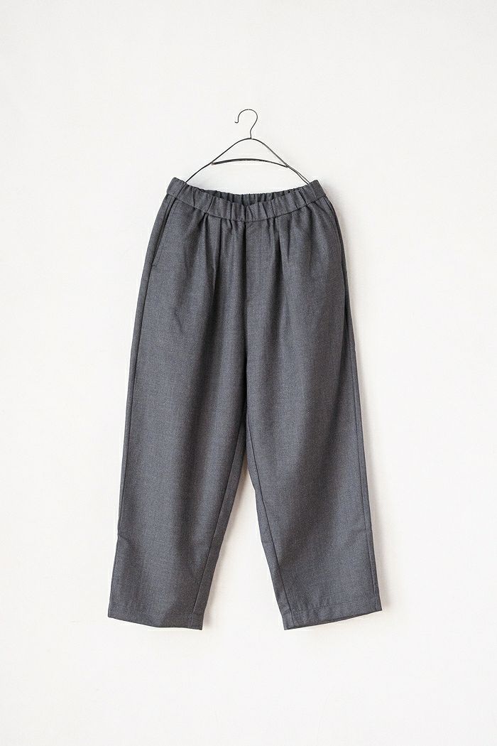 2025SS スズキタカユキ　gathered pants Ⅱ ブラック suzuki takayuki スズキタカユキ gathered pants Ⅱ(25SS