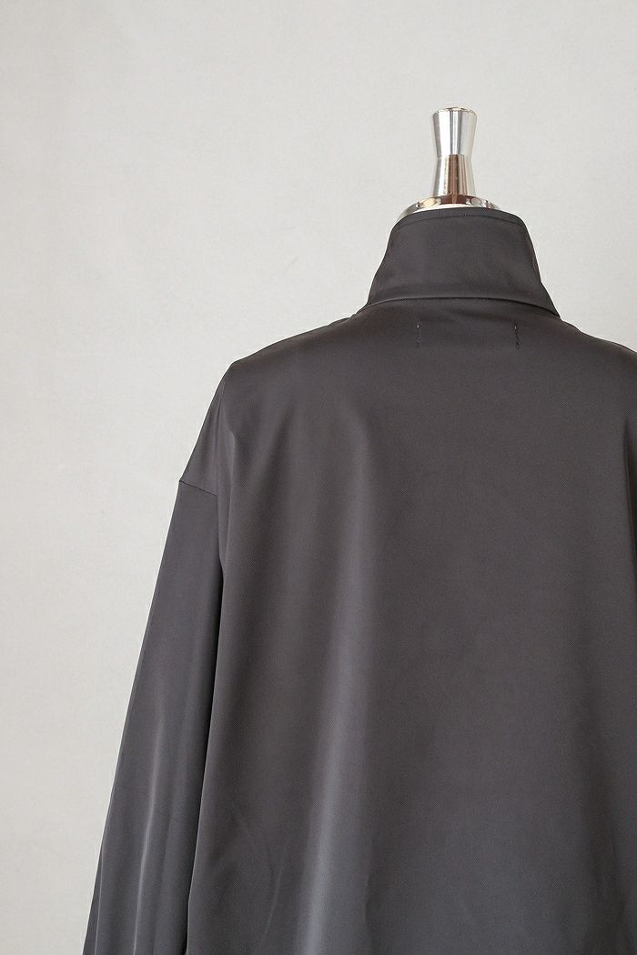 CULLNI クルニ Double Satin Half Zip Embroidery Patch Pullover(25AW