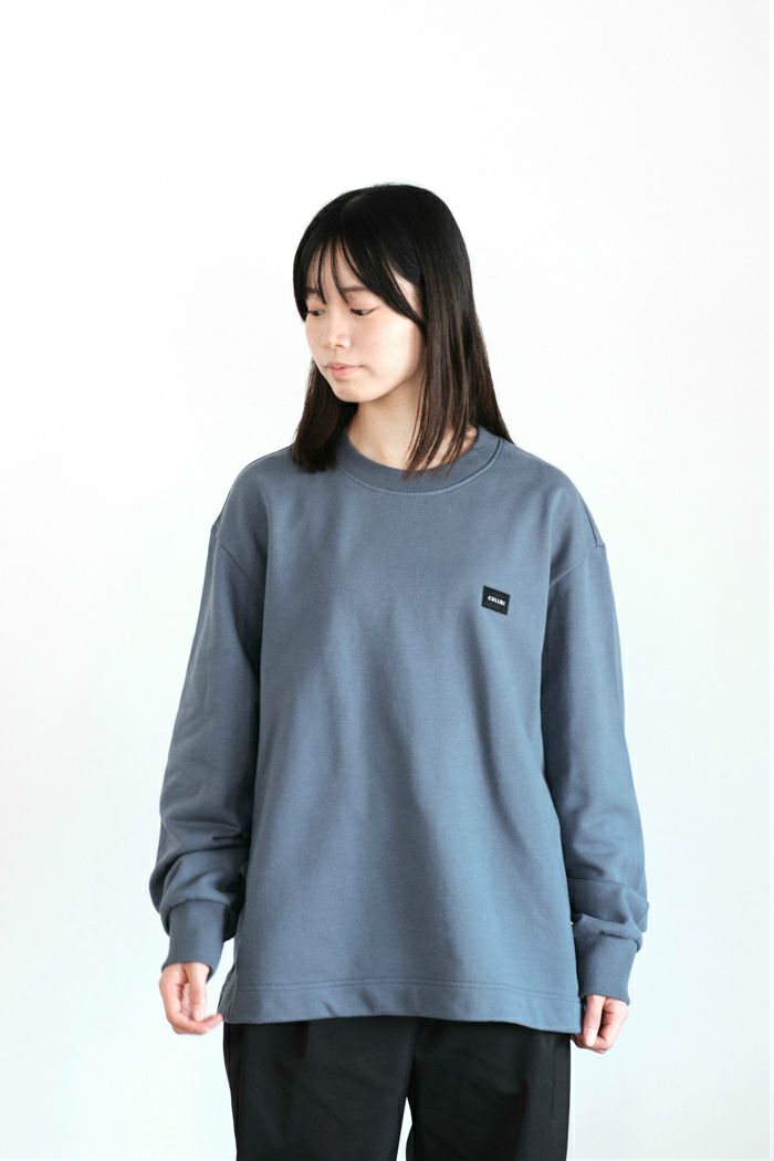 CULLNI クルニ Layerd Rib Embroidery Patch Sleeve Pullover(25AW